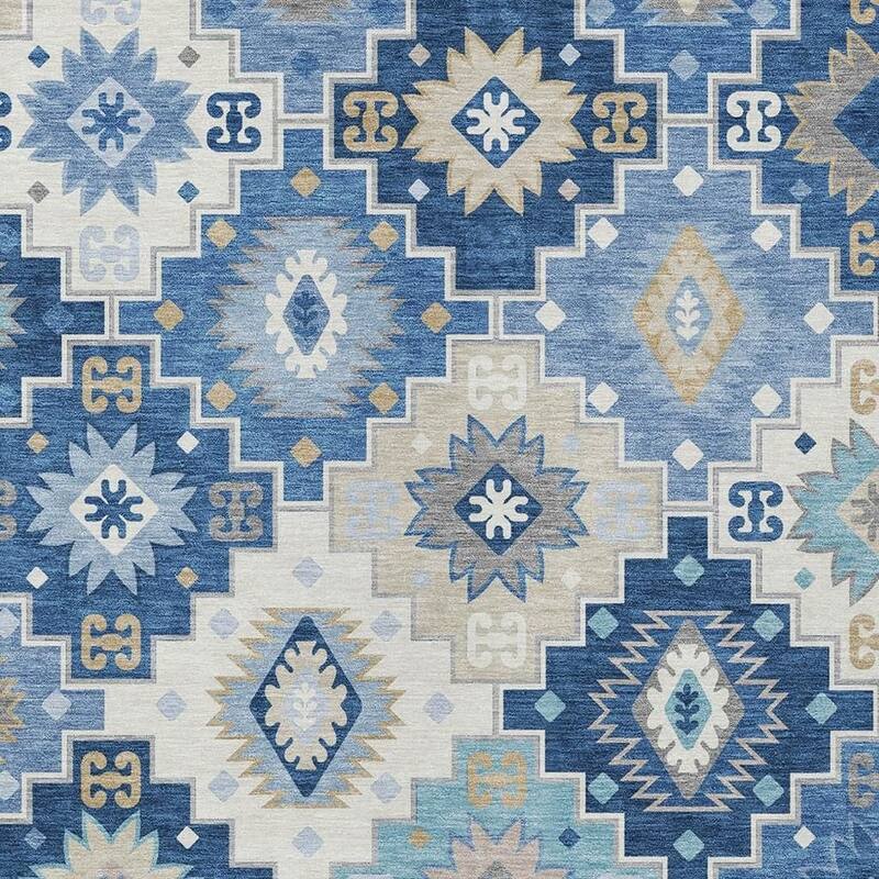 HomeRoots Southwestern Transitional Rectangle Outdoor Rug
