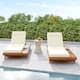 Option 4" Triple Fold Beige Cushions - 2pc