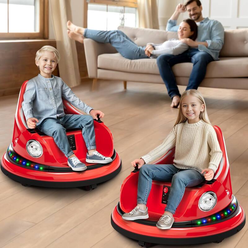 12V Bumper Car Ride On Toys for Kids & Toddlers with Remote Control