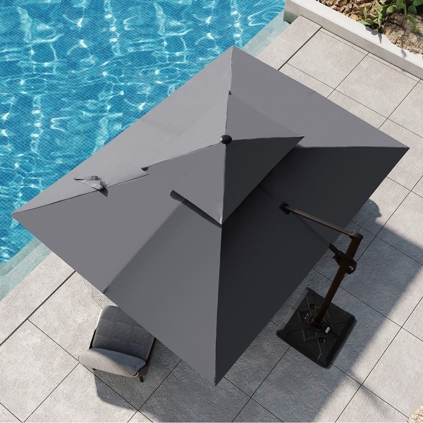belham living 9 ft sunbrella deluxe tilt aluminum patio umbrella 9' Sunbrella A Aluminum Patio Umbrella, Crank Lift, Auto Tilt, Aluminum  Ribs (G737TCH-A)