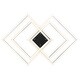 preview thumbnail 2 of 4, Squared 1-light Black LED Pendant