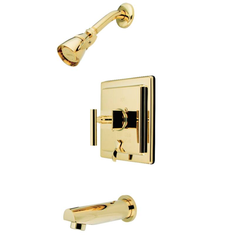 Kingston Brass Claremont Tub and Shower Trim Package with 1.8 GPM