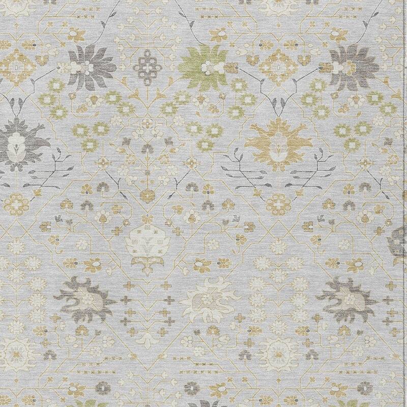 HomeRoots Oriental Traditional Rectangle Outdoor Rug