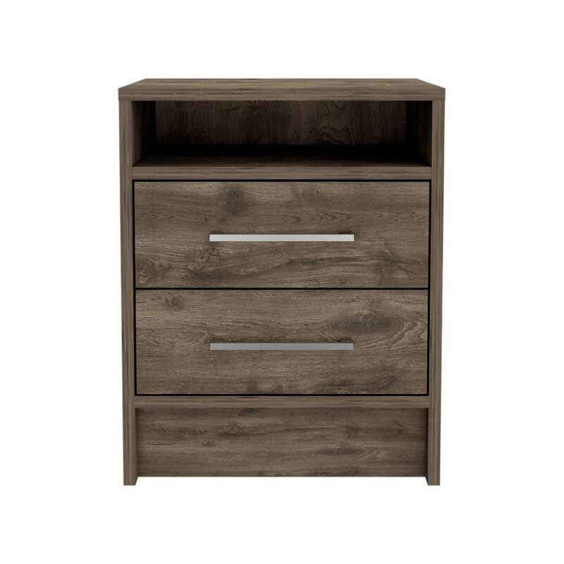 Rowley Nightstand with 2-Drawer and 1-Shelf