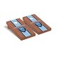 preview thumbnail 1 of 3, Columbia Lions 2x4 Pro Cornhole Boards - V6 Include Carrying Case