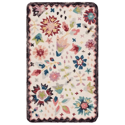 SAFAVIEH Handmade Jardin Udaya Floral Wool Rug