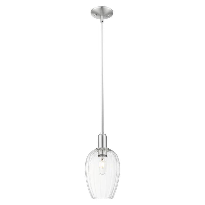 Innovations Lighting Downtown Urban - Preston - 1 Light 6" Flute Shade Stem Hung Mini Pendant