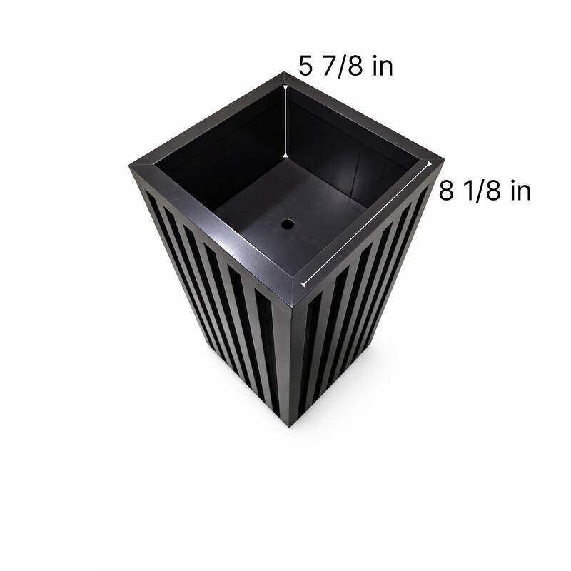 Square Grove Column Planter