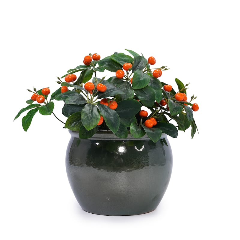 3 Handmade Ceramic Planter set Glossy Glaze for Succulent and Flower