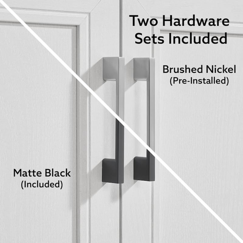 Blakely Vanity with Mirror and 12-inch Side Cabinet