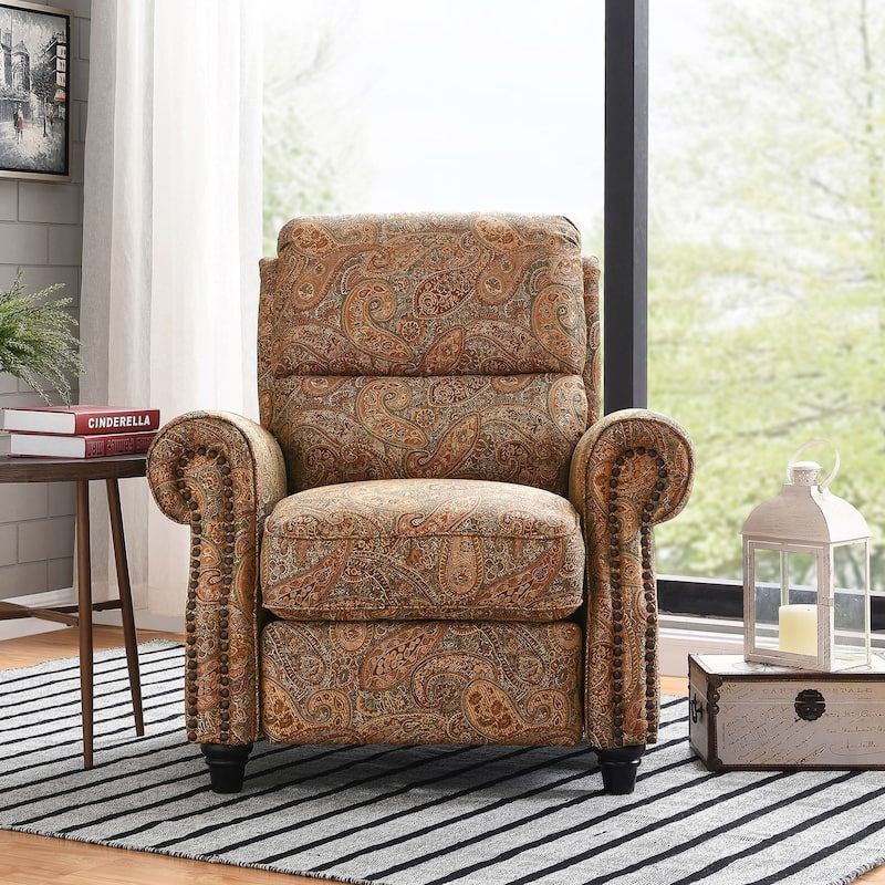 Copper Grove Jessie ProLounger Paisley Push Back Recliner Chair