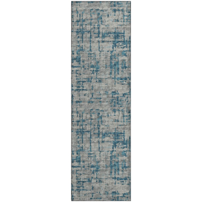 Premium Washable Super Soft Abstract Plaid Mayfield Rug