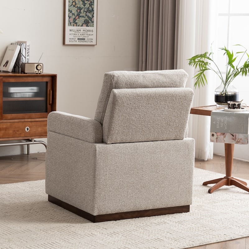 Accent Chair, Oversized Armchair, Modern Comfy Reading Chair