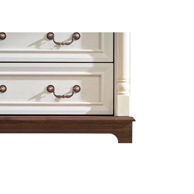 Rustic Rustic Chest of 10 Drawer Dresser Chest