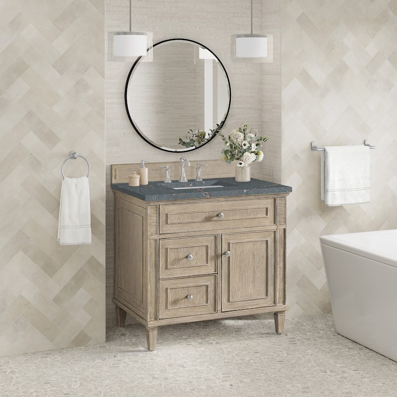 James Martin Vanities 424-V36-3PBL Lorelai 36" Single Basin Wood