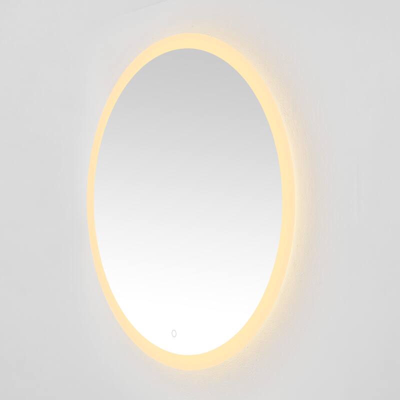 SAFAVIEH Tamisha 36" Led Vanity Mirror - Silver / White - 36Wx1Dx36H