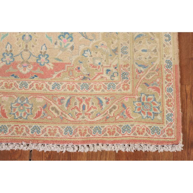 Kashan Persian Accent Rug Hand-Knotted Wool Carpet - 3'3" x 4'11"