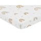 preview thumbnail 2 of 4, Baby Unisex Fitted Mini Portable Crib Sheet Neutral Boho Rainbow Portable Crib Pack and Play Mustard Yellow Orange Bohemian Sun