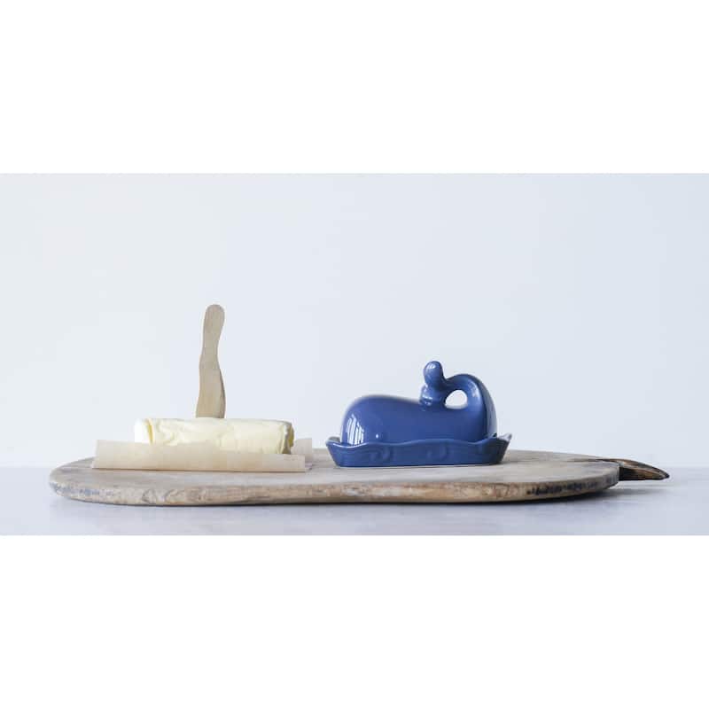Whale Shaped Butter Dish with Lid