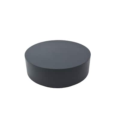 Elementi Home Rome 40" Round Concrete Coffee Table