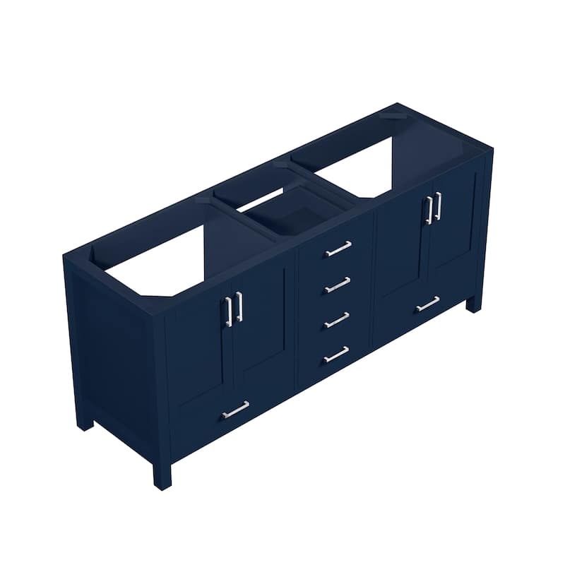 Jacques 72 in. W x 22 in. D Navy Blue Double Bath Vanity