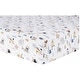 preview thumbnail 1 of 1, Winter Park Deluxe Flannel Fitted Crib Sheet