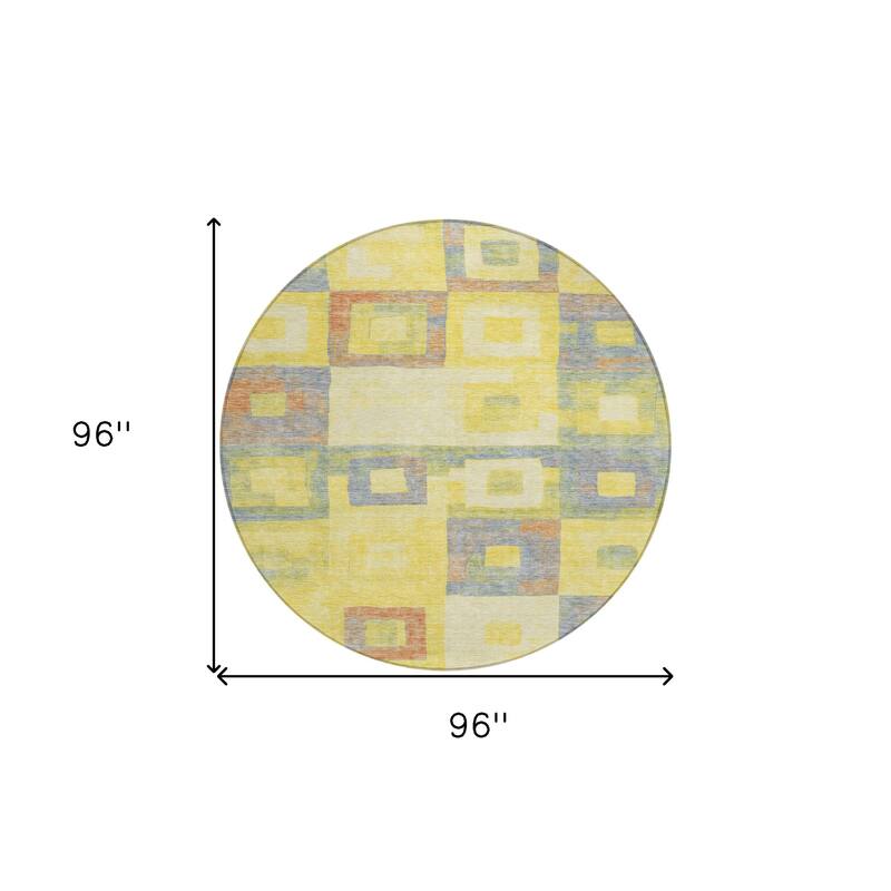 HomeRoots Geometric Transitional Rectangle Outdoor Rug