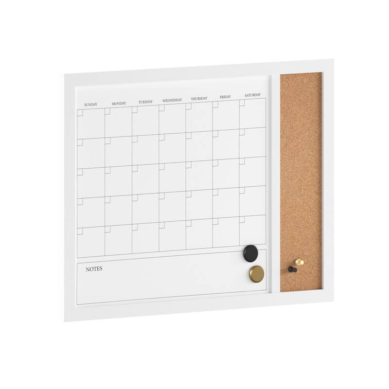 Martha Stewart Dry Erase Magnetic Monthly Calendar/Cork Board