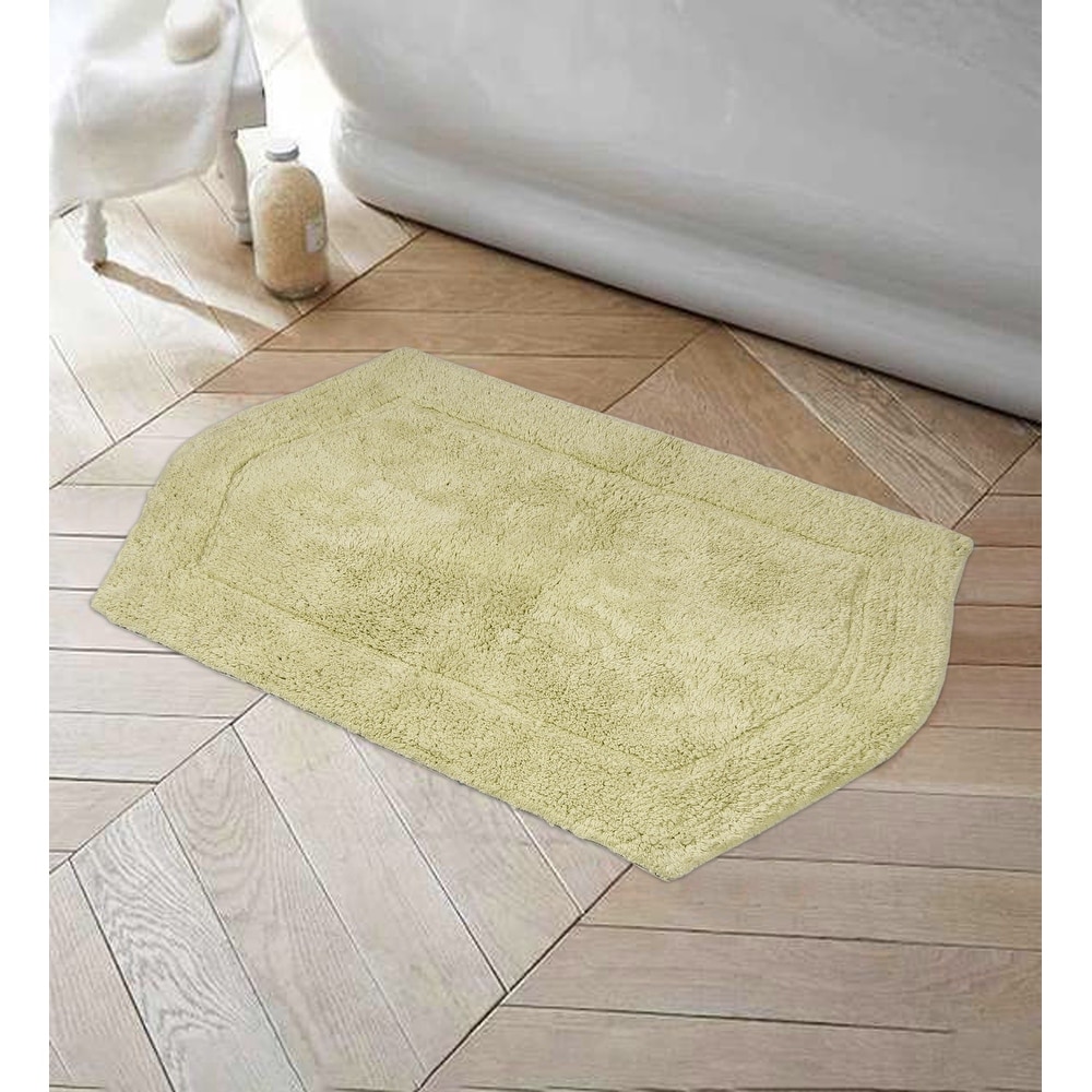 HOMEIDEAS Bathroom Rugs Sets 2 Piece, Cobblestone Shaggy Bath Mat Non Slip  Absorbent Washable Floor Carpet, 17x24+20x32 Inch, Beige Brown