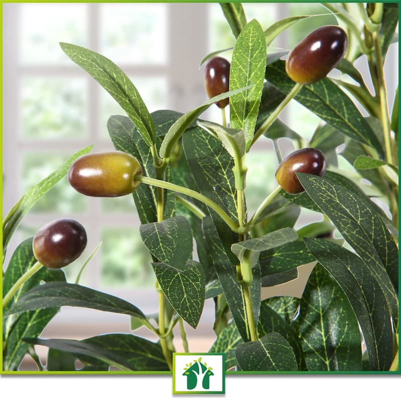 Buy Realead 6ft Artificial Olive Tree, Tall Faux Olive Tree S, Fake