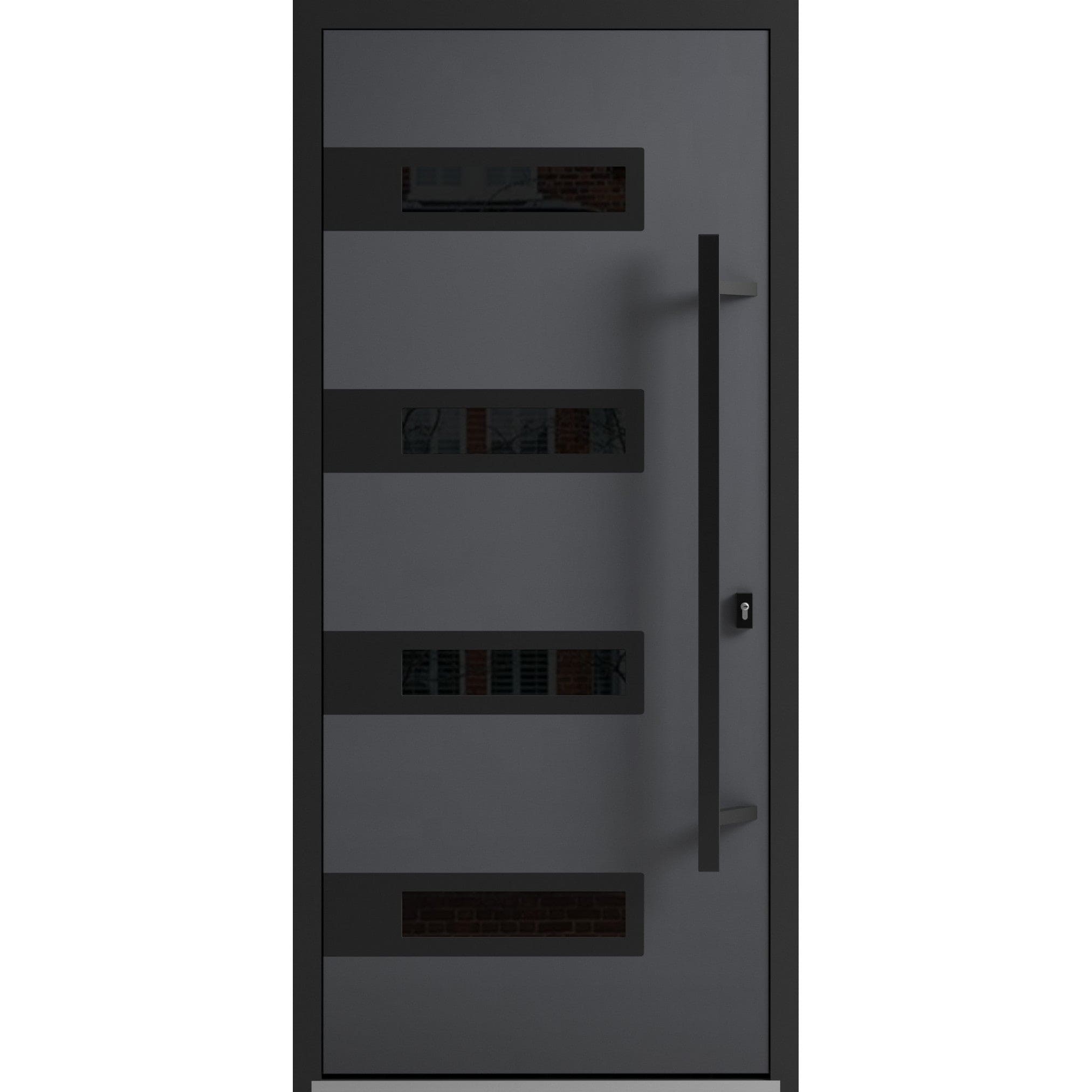VDOMDOORS | Front Door Exterior Door | Fiberglass | Frame & Hardware Included | 18x80, Custom Entry Door Steel Entry Door