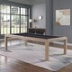 preview thumbnail 28 of 35, Olivia 8ft Driftwood Ash Billiard Slate Pool Table with Dining Top Tan