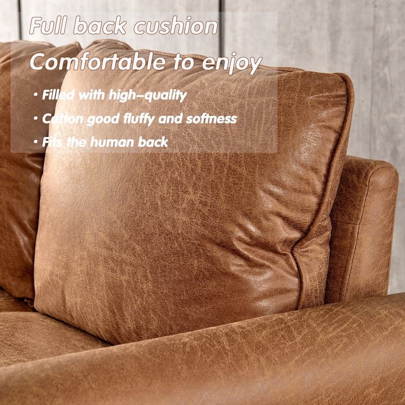 OVIOS Upholstered Mid-century Sofa