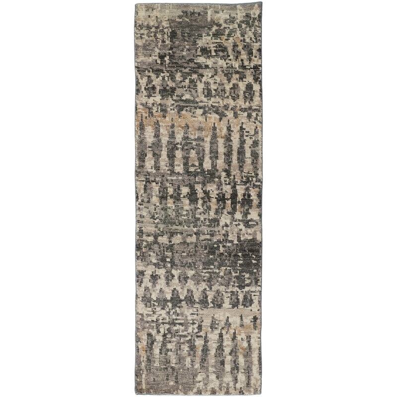 Grand Bazaar Scottsdale Hand Knotted Abstract Transitional Area Rug