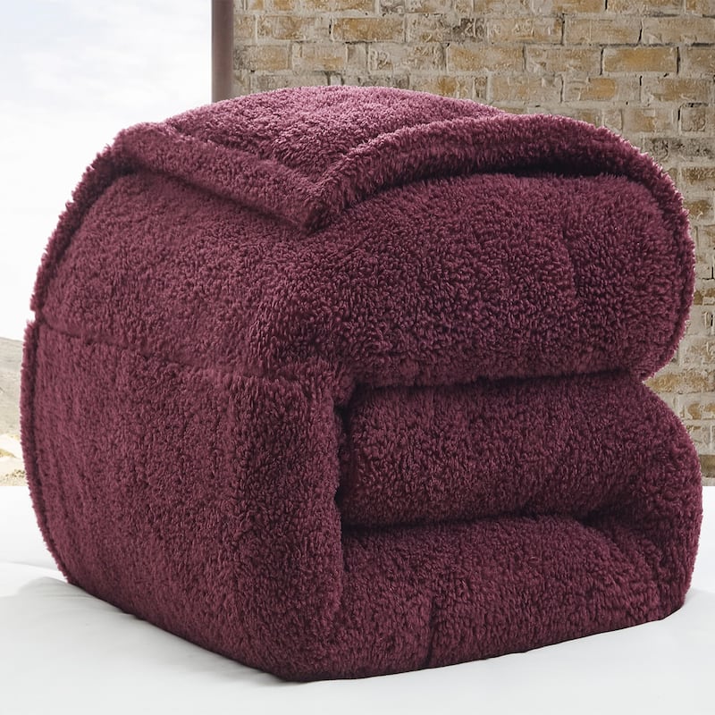 Unfluffin Believable - Coma Inducer® Oversized Comforter Set - Burgundy