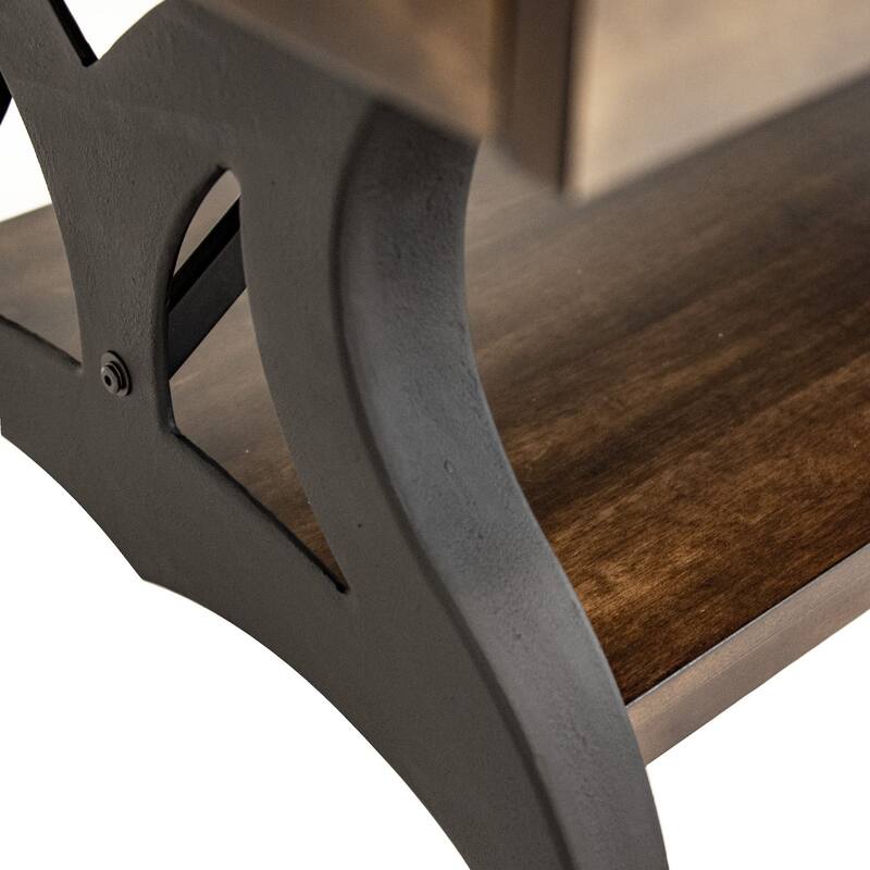 The District Coffee Table, Copper Finish