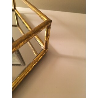 Kate and Laurel Felicia Decorative Mirrored Tray