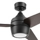 preview thumbnail 25 of 26, 52" Honeywell Eamon Bronze Modern Indoor LED Ceiling Fan with Light, Remote Control