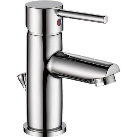 Delta Modern 1 GPM Single Hole Bathroom Faucet with Pop-Up Drain