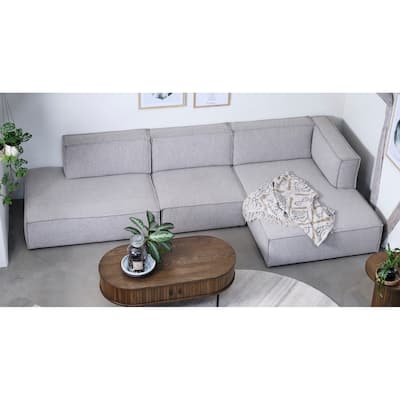 Rye Studio Deep Seat Modular Chaise Sectional, 3 Piece