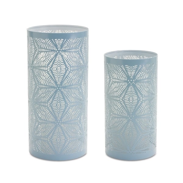 Punched Metal Star Candle Holder (Set of 2) Bed Bath & Beyond 38291001