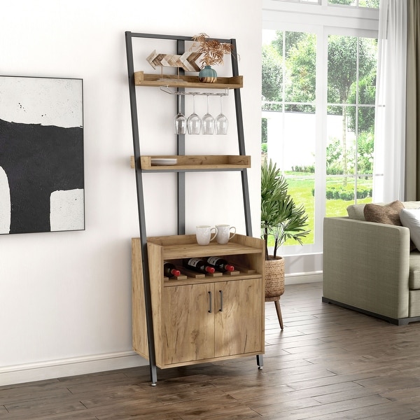 Light wood wine rack clearance