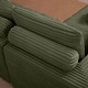 preview thumbnail 21 of 48, 102.76" Corduroy Cloudy L Shaped Sofa with Headrests