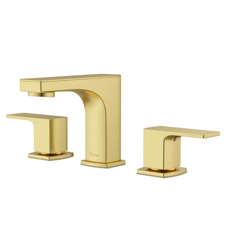 Pfister LG49-PFM0 Pfirst Modern 1.2 GPM Widespread Bathroom Faucet - Brushed Gold
