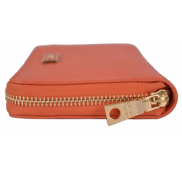 dkny zip around wallet