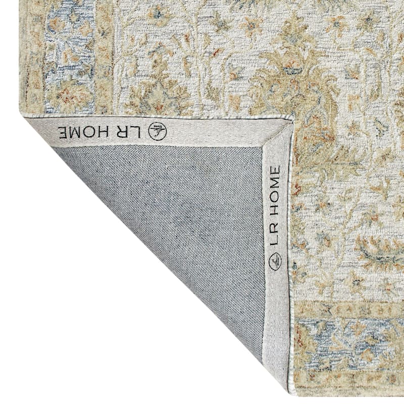 Sevita Floral Bordered Area Rug