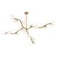 preview thumbnail 5 of 4, Minka Lavery 3749 Curven 16 Light 75" Long Abstract Linear Chandelier