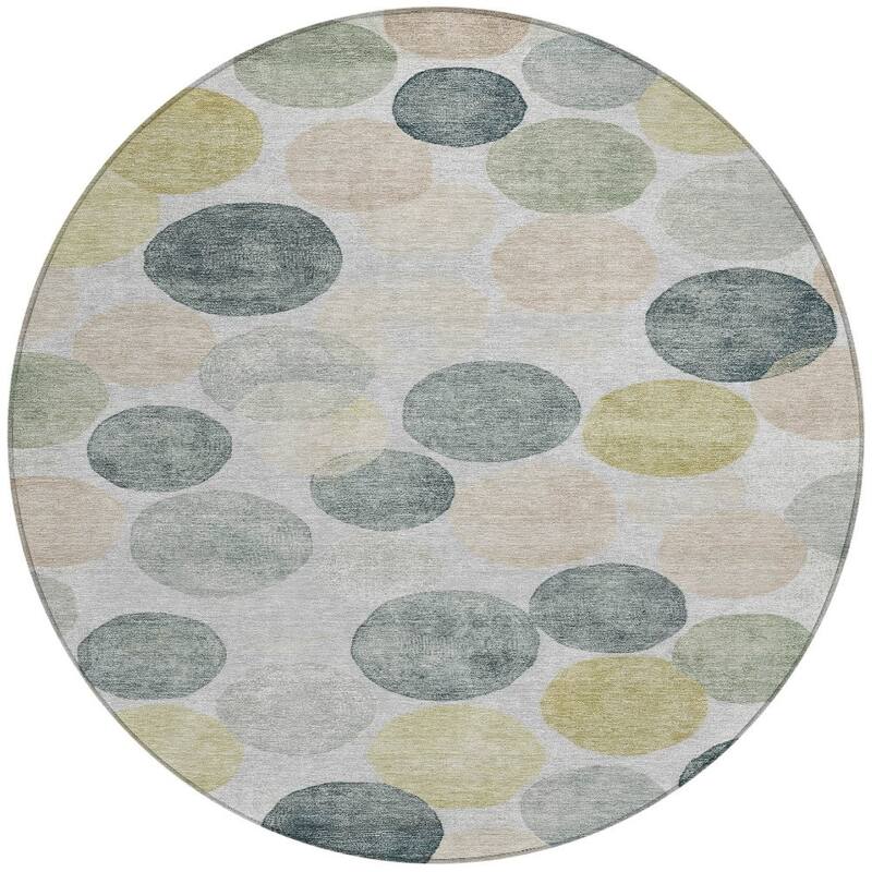 HomeRoots Geometric Transitional Rectangle Outdoor Rug