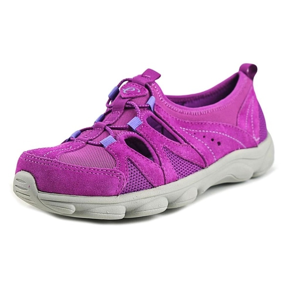 Easy Spirit e360 Realflex Women N/S Round Toe Suede Purple Sneakers