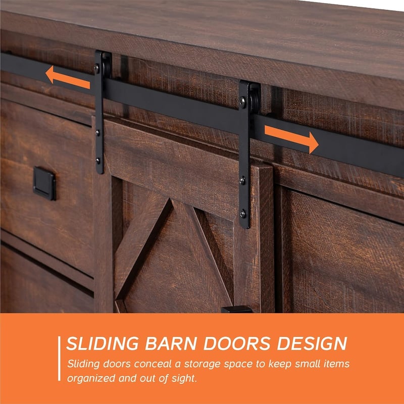 Modern Farmhouse TV Stand for up to 85" 110" 140" TVs